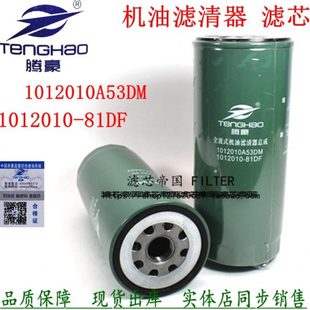 1012010 6DF1解放J6P货车机滤芯配件 53DM 81DF机油滤清器1012015