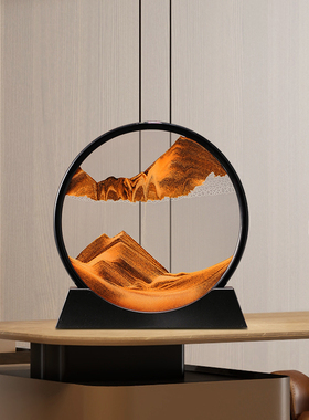 流沙画沙漏摆件客厅电视柜酒柜装饰品创意解压办公室桌面轻奢礼物