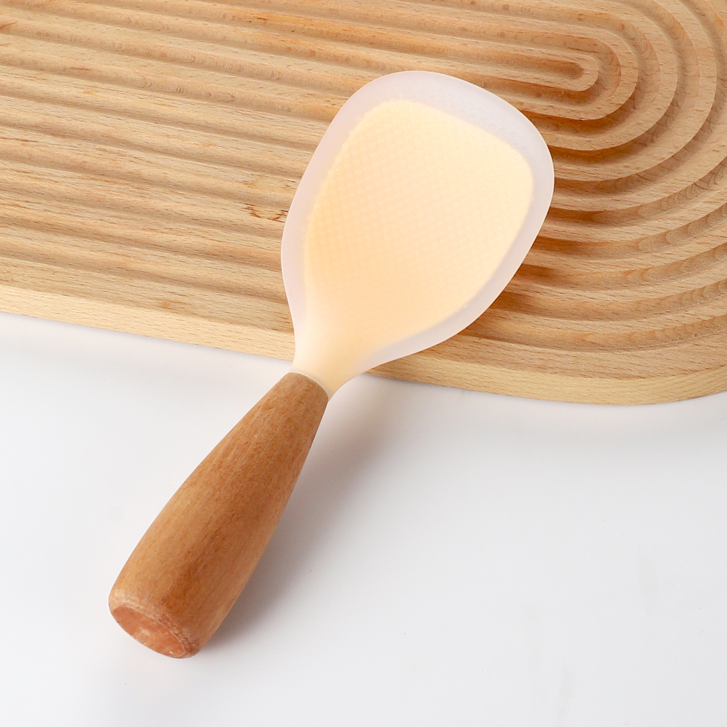 立式硅胶饭勺防粘饭不伤锅清仓