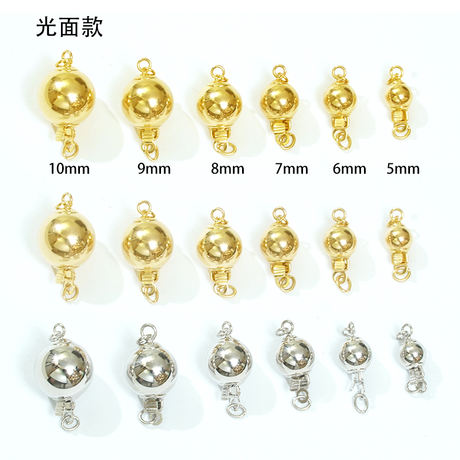 Craftsman-Made Pure 18K Gold 14K Gold Lantern Clasp Detachable Clasp Necklace Bracelet Handmade DIY Accessories Connecting Clasp