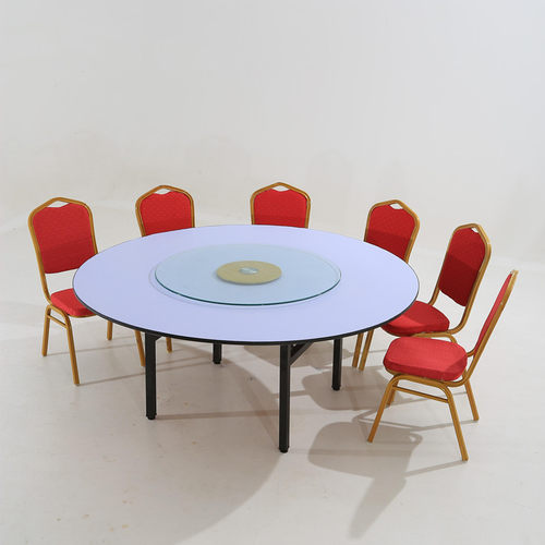 酒店宴会聚会家用餐厅折叠餐桌椅酒席饭店10.12.20.25.30人大圆桌