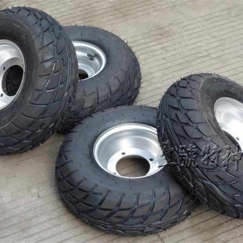 沙滩车四轮卡丁车7寸公路胎 16X8-7寸轮胎轮毂耐磨