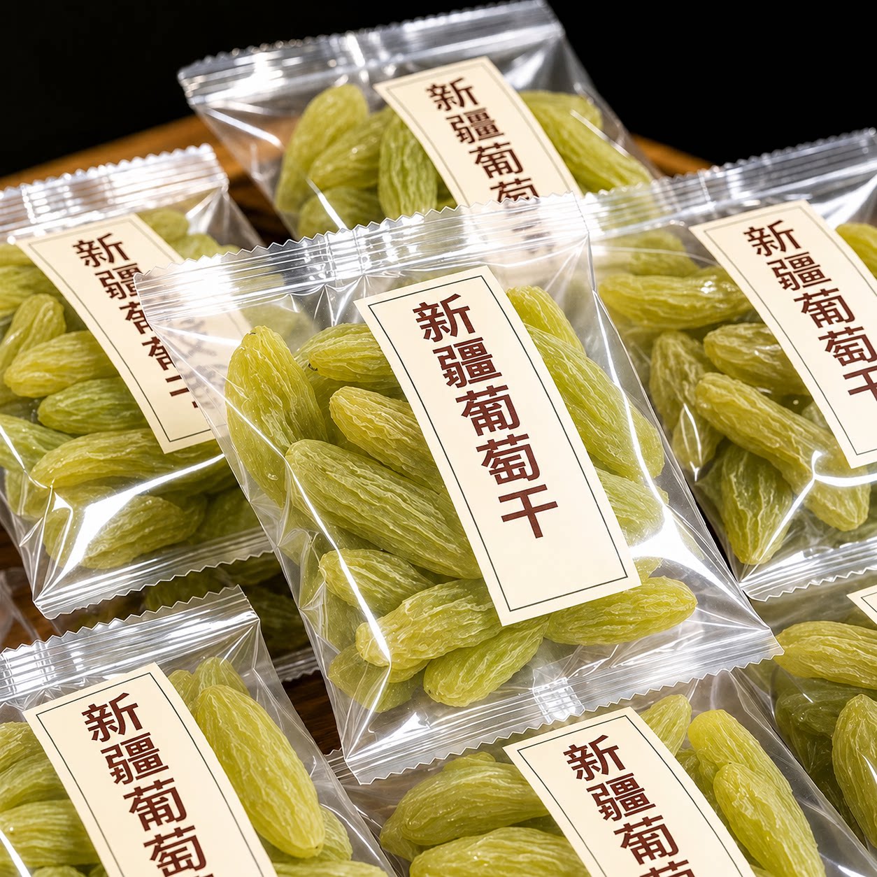 葡萄干独立小包装绿香妃新疆特级超大免洗官方旗舰店吐鲁番特产烘