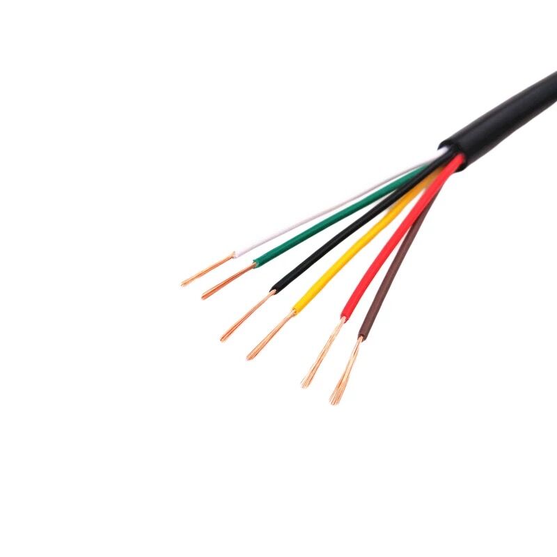 控制电缆RVV2芯3芯4芯5芯6芯7芯8芯10芯0.75/1平方信号线护套线