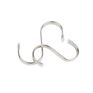 S钩子不锈钢S型钩S形挂钩S勾子工业用挂钩便利挂钩金属壁挂钩大全