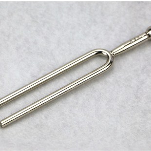 音叉A440Hz标准音钢琴提琴乐器二胡音叉教学专业工具钢叉采耳圆形