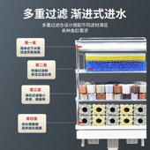 鱼缸上置过滤器滴流盒金鱼缸壁挂式 过滤盒净水循环三合一上滤盒