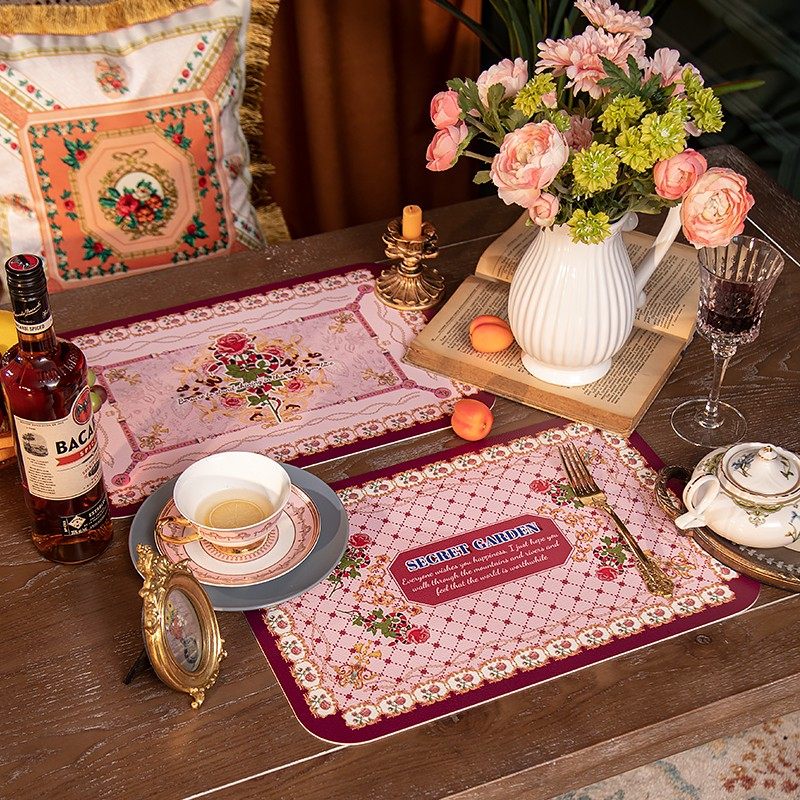 防水杯垫免洗防水防油餐垫餐桌垫家用茶几隔热垫碗垫美式餐具垫,居家布艺,餐垫,淘宝优惠券,粉丝福利购,淘宝优惠卷