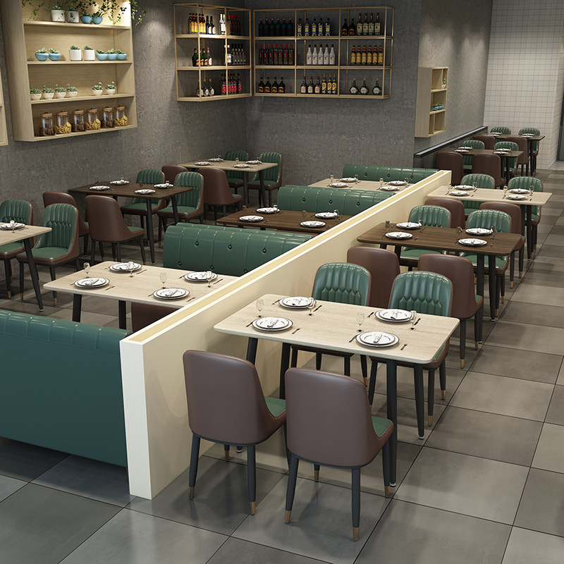 复古工业风奶茶店桌椅组合餐台汉堡甜品店酒吧清吧咖啡厅卡座沙发,商业/办公家具,商用餐椅,淘宝优惠券,粉丝福利购,淘宝优惠卷