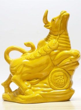 唐三彩陶瓷十二生肖摆件鼠牛虎兔龙蛇马羊猴鸡狗猪家居招财工艺品