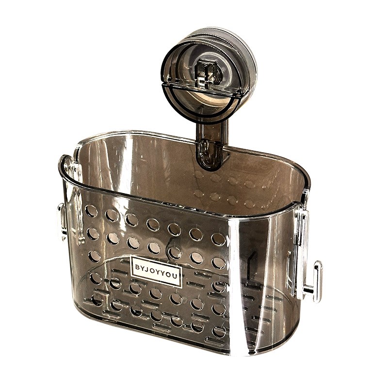 吸盘废弃洗脸巾收纳盒壁挂筐篮浴室二次擦脸巾卫生间洗漱台置物架