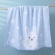纯棉加厚一面纱布一面毛圈童被婴幼儿童宝宝吸水浴巾冰舒毯毛巾被