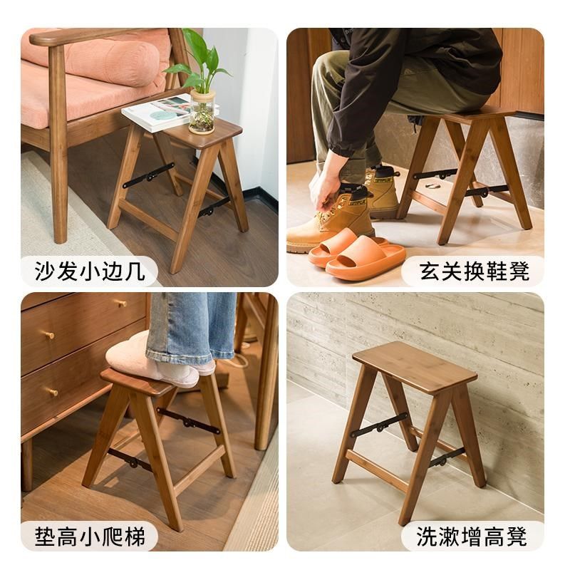 度庐多功能可折叠梯凳家用爬梯凳子两用轻便登高楼梯小梯子置物架,住宅家具,梯凳,淘宝优惠券,粉丝福利购,淘宝优惠卷