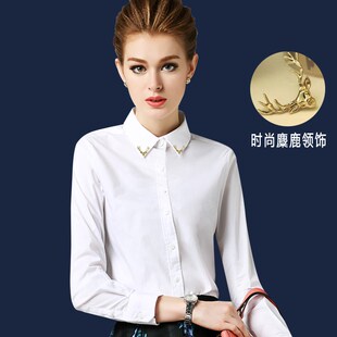 内搭职业春季 上衣长袖 上班宽松衬衣 女高级感春秋2025新款 黑色衬衫