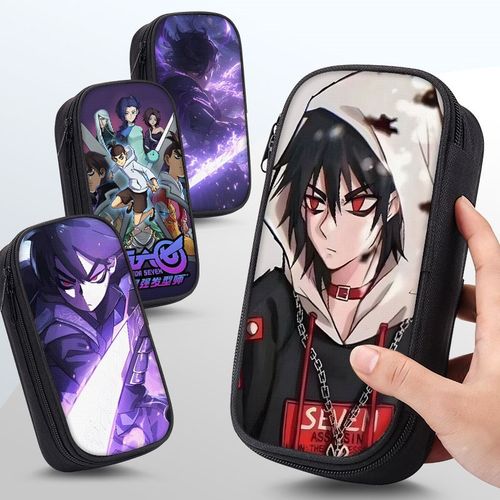 刺客伍六七笔袋小学生文具盒初中生铅笔盒笔盒男童男孩子男孩款男