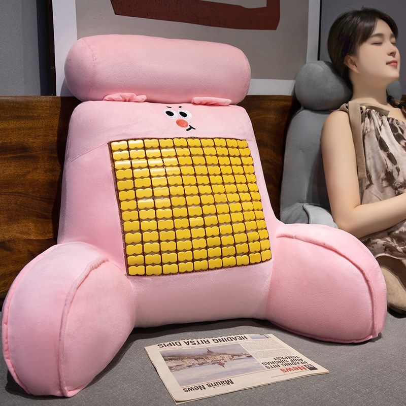 床头软包大靠背床头靠垫床上玩手机孕妇靠枕看书沙发靠垫枕头夏季