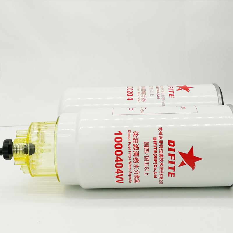 达菲特油水分离器1000404柴油精滤2000204 PL420燃油滤芯2001228