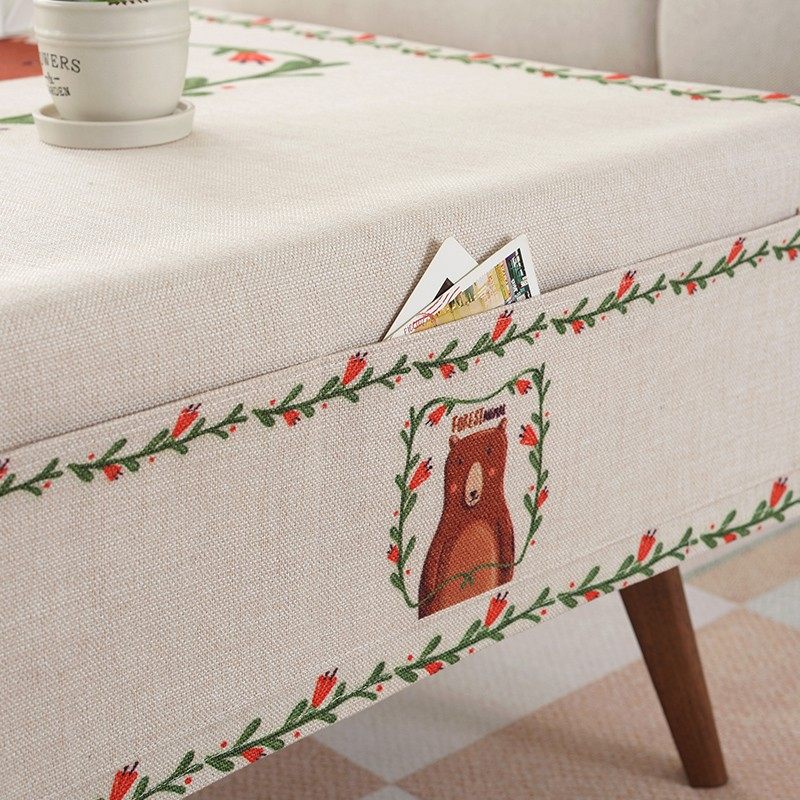 棉麻布艺桌布茶几布小新长方形客厅家用台布电视柜盖布,居家布艺,桌布,淘宝优惠券,粉丝福利购,淘宝优惠卷