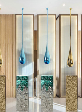 抽象吊装水滴雕塑不锈钢挂饰售楼处商城展厅酒店落地摆台装置摆件