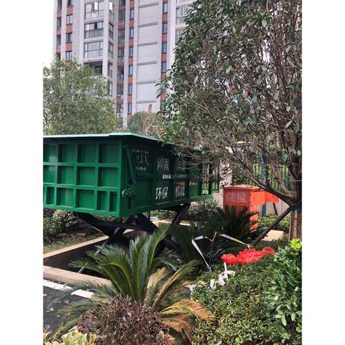 地埋式垃量圾站 厂家JIAXN垃圾压中站质稳定转 自动升降式垃圾缩