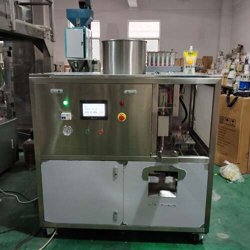 全自动吸嘴袋灌装豆机番茄酱果冻酸汁浆汤料钦典酱料螺梅蛳粉自立