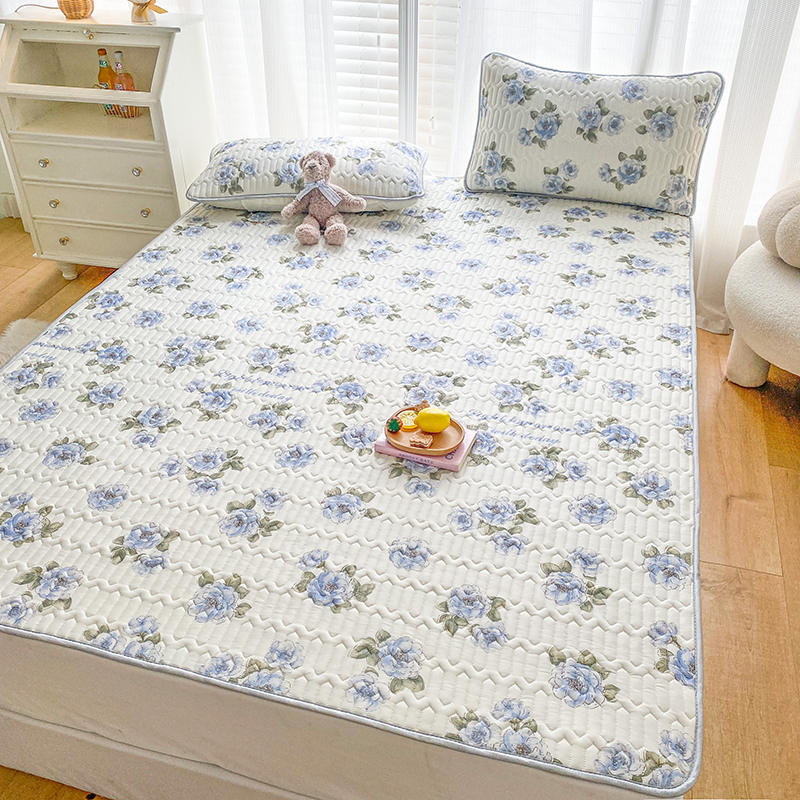 【冰凉一夏】乳胶凉席三件套可折叠可机洗水洗1