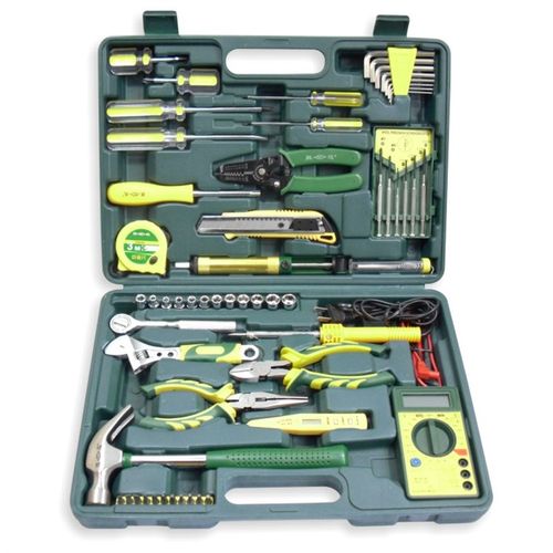 胜达 20- 58件多功能电工家装五金车载工具箱 家用工具套装组合