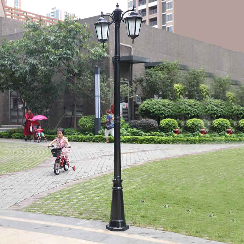 欧式庭院灯led超亮家用3米户外防水农村室外花园别墅小区路灯厂家