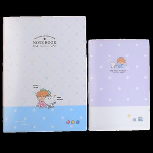 horn号角A5B5大方格笔记本11mm纯方格本子作文本1.1cm软抄本PP面