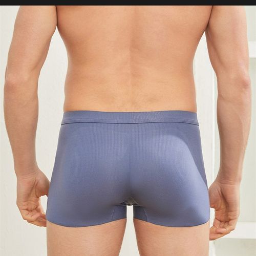 乳胶垫无痕假屁股男士提臀内裤平角裤夏天丰臀