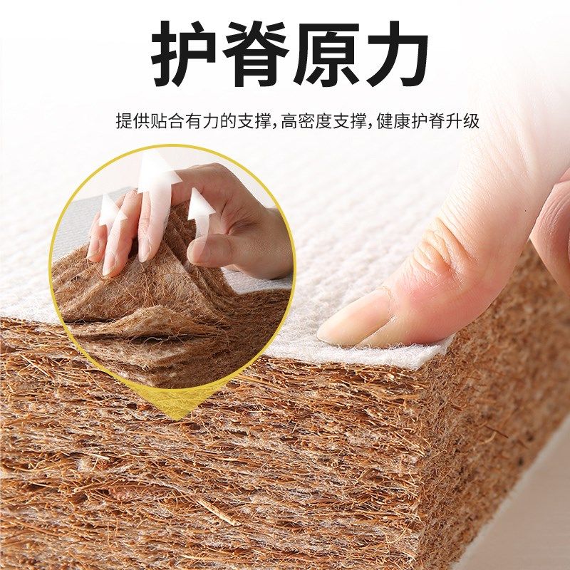 床垫硬垫子软床垫加硬神器薄款单人护腰护脊椎家用卧室硬板椰棕垫