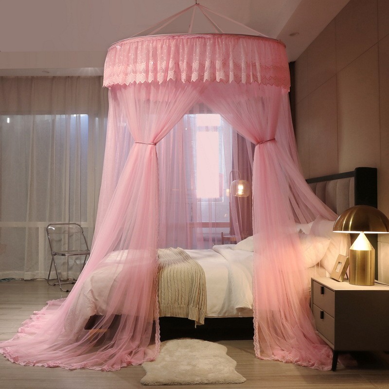 特大加大吊顶圆蚊帐1.8 2m2.2米2.5 2.7 2.8 3米子母床大床拼小床