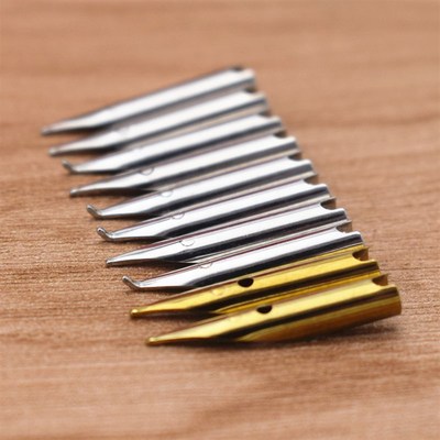 【10个】【20个】钢笔笔尖钢笔头 暗尖包尖美工尖0.38mm/0.5笔尖