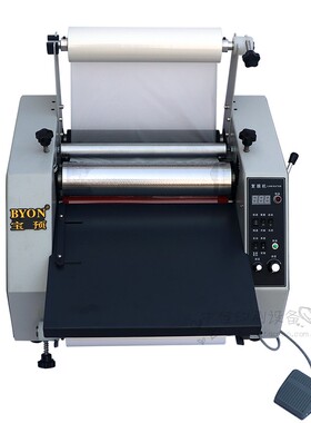 宝预牌覆膜大钢辊冷热裱单面覆膜全自动速