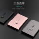 自动名片夹男商务创意金属手推式 名片夹便携式 女士名片盒子