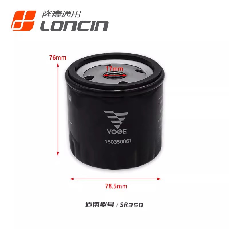 适用于隆鑫LX3T-5无极SRMX踏板车原装机油滤芯 空气滤清器