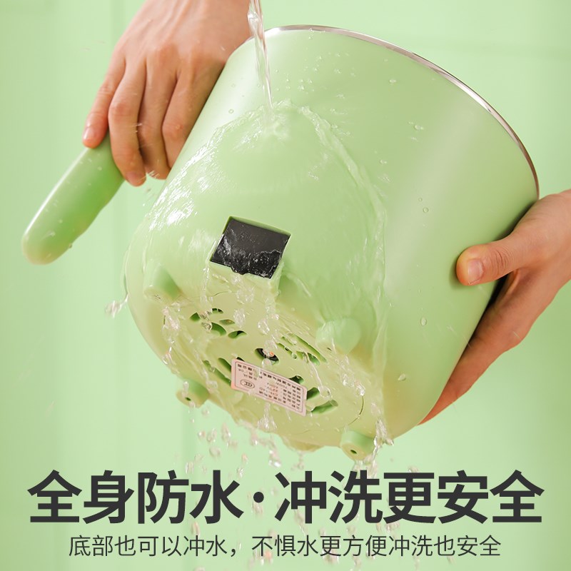 防水2升电煮锅不锈钢内胆304食品级家用迷你宿舍学生小功率泡面锅