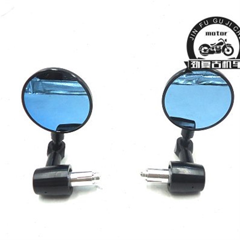 适用于无极机车300AC趴把M把 500AC复古反光镜改装手把防摔牛角