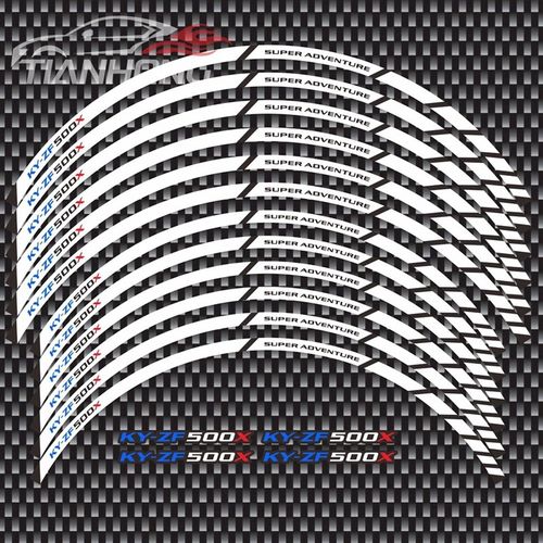 适用珠峰凯越400X  500X轮毂防水反光贴纸改装贴纸KY400X500X