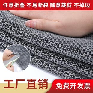 pvc防滑垫浴室加厚塑料地毯厨房卫生间厕所室外镂空防水防滑地垫