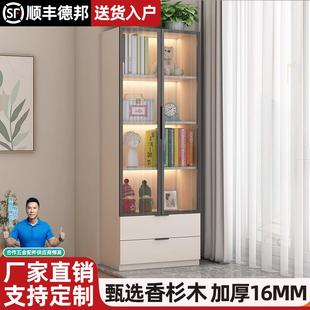 实木飘窗柜储物柜阳台收纳柜矮柜窗台书柜卧室家用落地书架置物柜