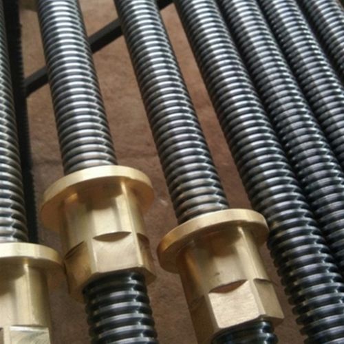 形左右旋多扣型丝杆丝杆头梯异牙方扣通来图定做粗型丝杠T螺母