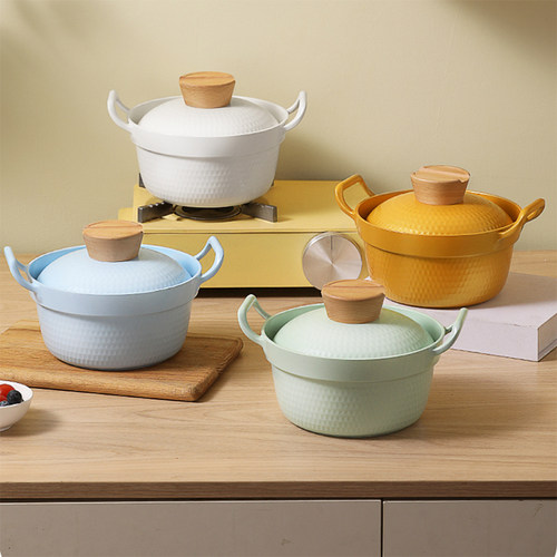 韩式泡面锅小煮锅一人食小锅多功能方便面煮面锅拉面锅双耳煮粥锅