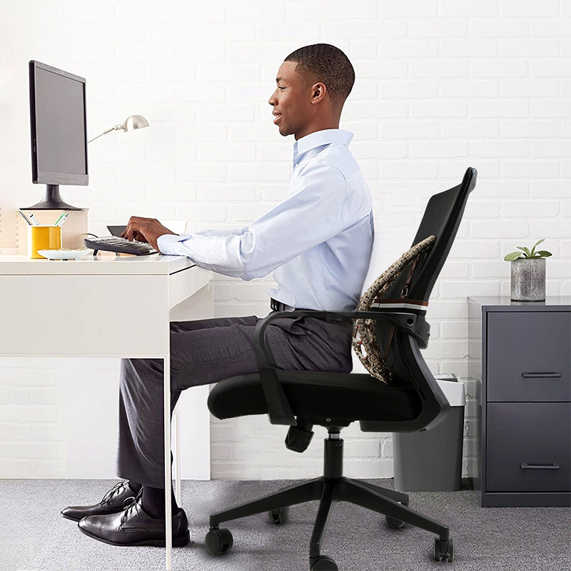 靠垫办公室腰靠护腰冰丝腰垫座椅腰枕汽车靠背透气办公椅夏季靠枕,居家布艺,腰靠垫,淘宝优惠券,粉丝福利购,淘宝优惠卷