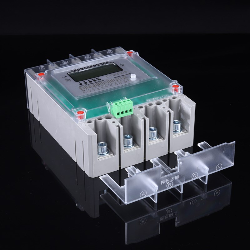 V电度表三相四线大功率电表100大功率大电流直通智能