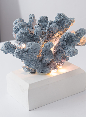 地中海装饰品树脂工艺品仿真珊瑚龙宫财富微景观拍摄道具