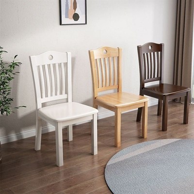全实木餐椅家用餐桌椅子靠背椅中式酒店椅餐厅饭桌椅