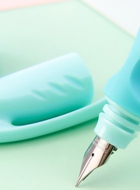 狮美乐正姿小学生钢笔优写蓝色擦墨囊三年级钢笔德国F铱尖