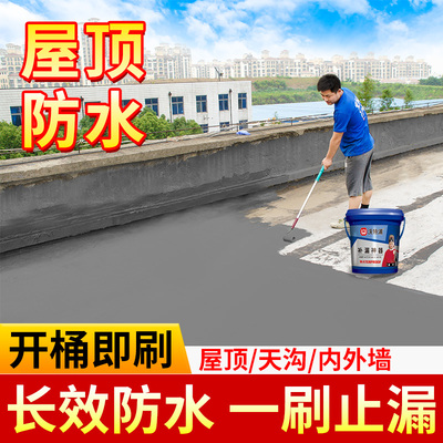 防水补漏材料屋顶天沟防水涂料房顶长期泡水室外积水面处理专用胶
