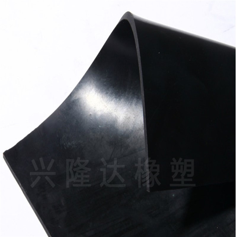 橡胶板耐磨黑色耐油丁晴防滑减震绝缘橡胶板 5  mm胶皮胶垫